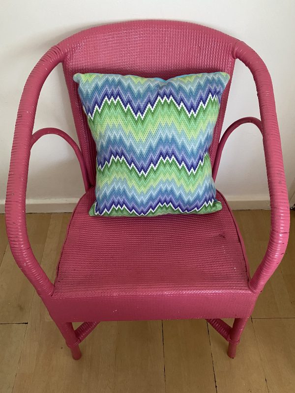 The Bargello Sisters Waves cushion