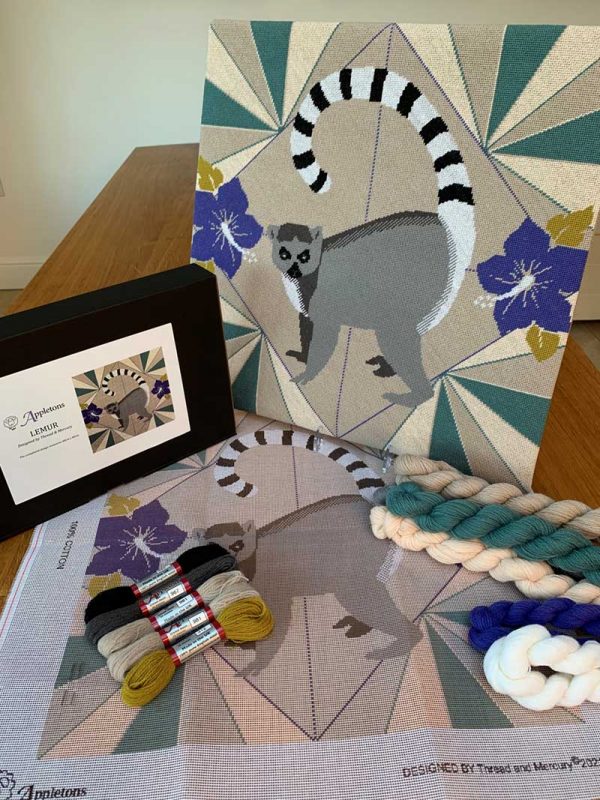 Lemur Tapestry Kit contents