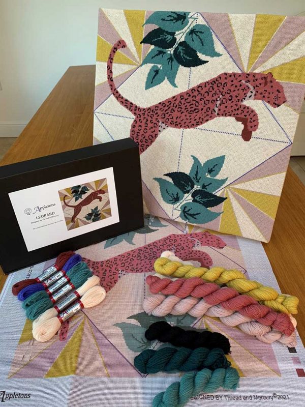 Leopard Tapestry Kit Contents