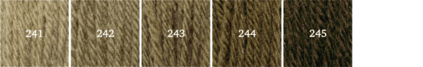 240: Olive Green Range (Hank & Skein)