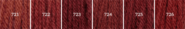 720: Paprika range (Hank & Skein)