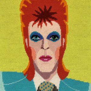 David Bowie Tapestry Cushion