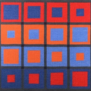 Ever Decreasing Squares | David Smith tapestry kit