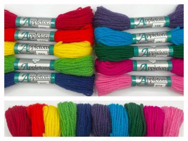 Rainbow Tapestry 4 Ply Colour Range