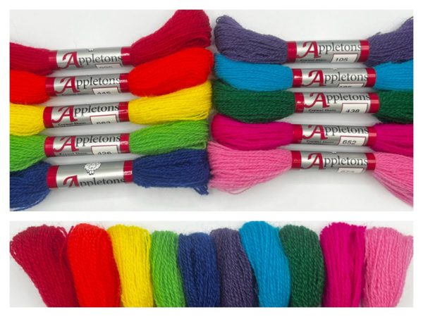 Rainbow Crewel 2 Ply Range