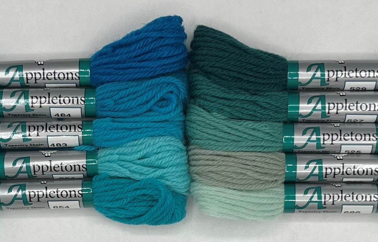 Teal Tapestry 4 Ply Colour Range - Image 3