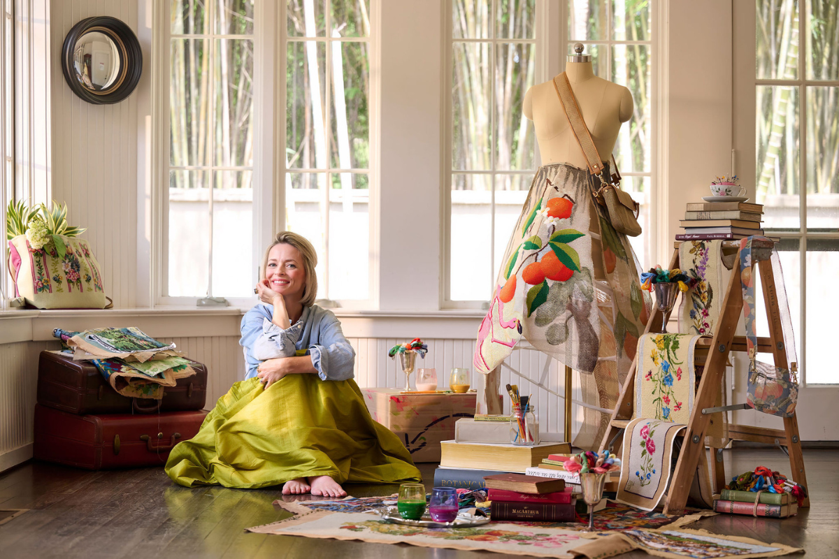 Stitching Stories: Heather Rae Atelier and the Art of Making Needlepoint Wearable