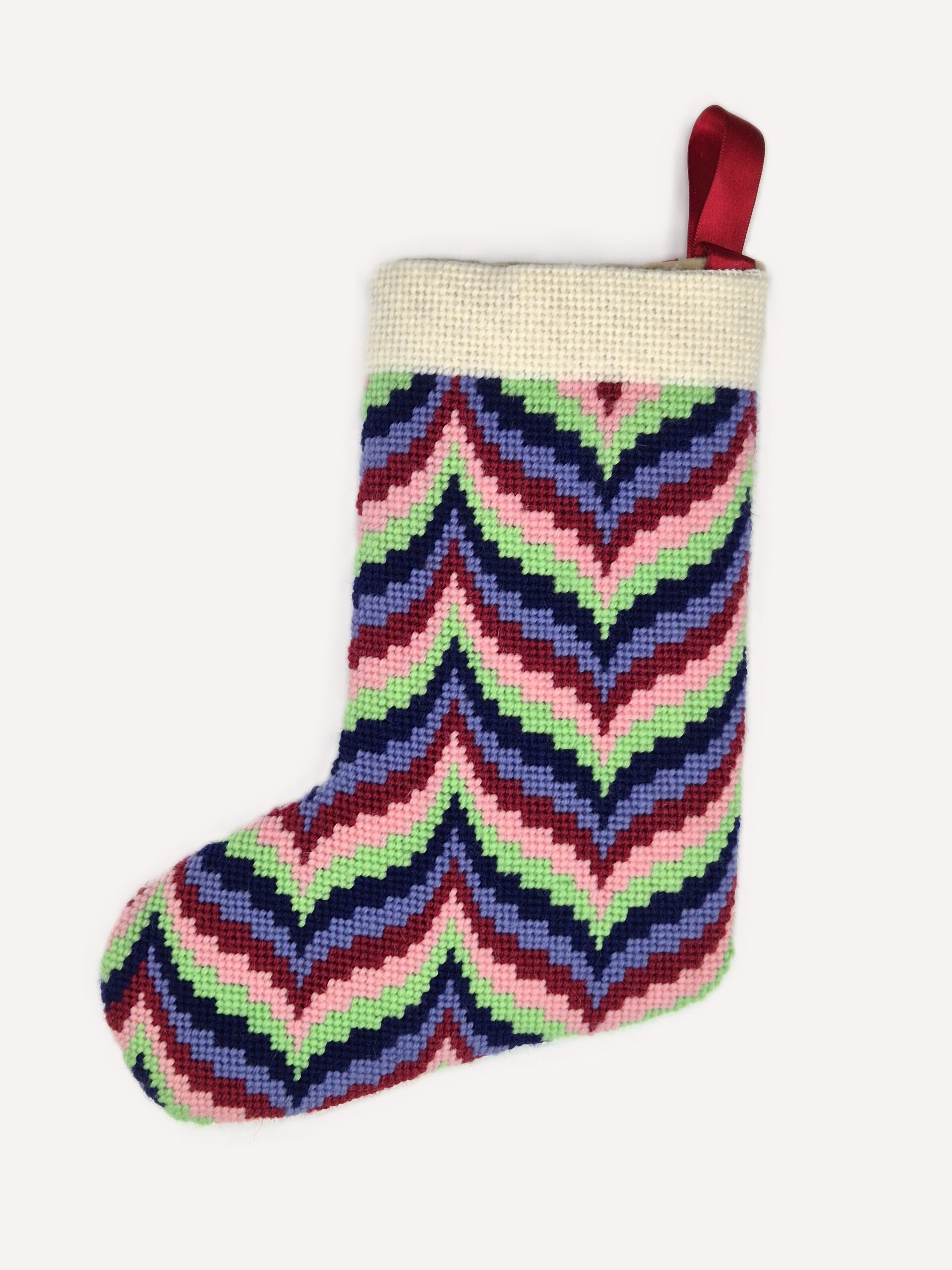 Christmas Wave Stocking