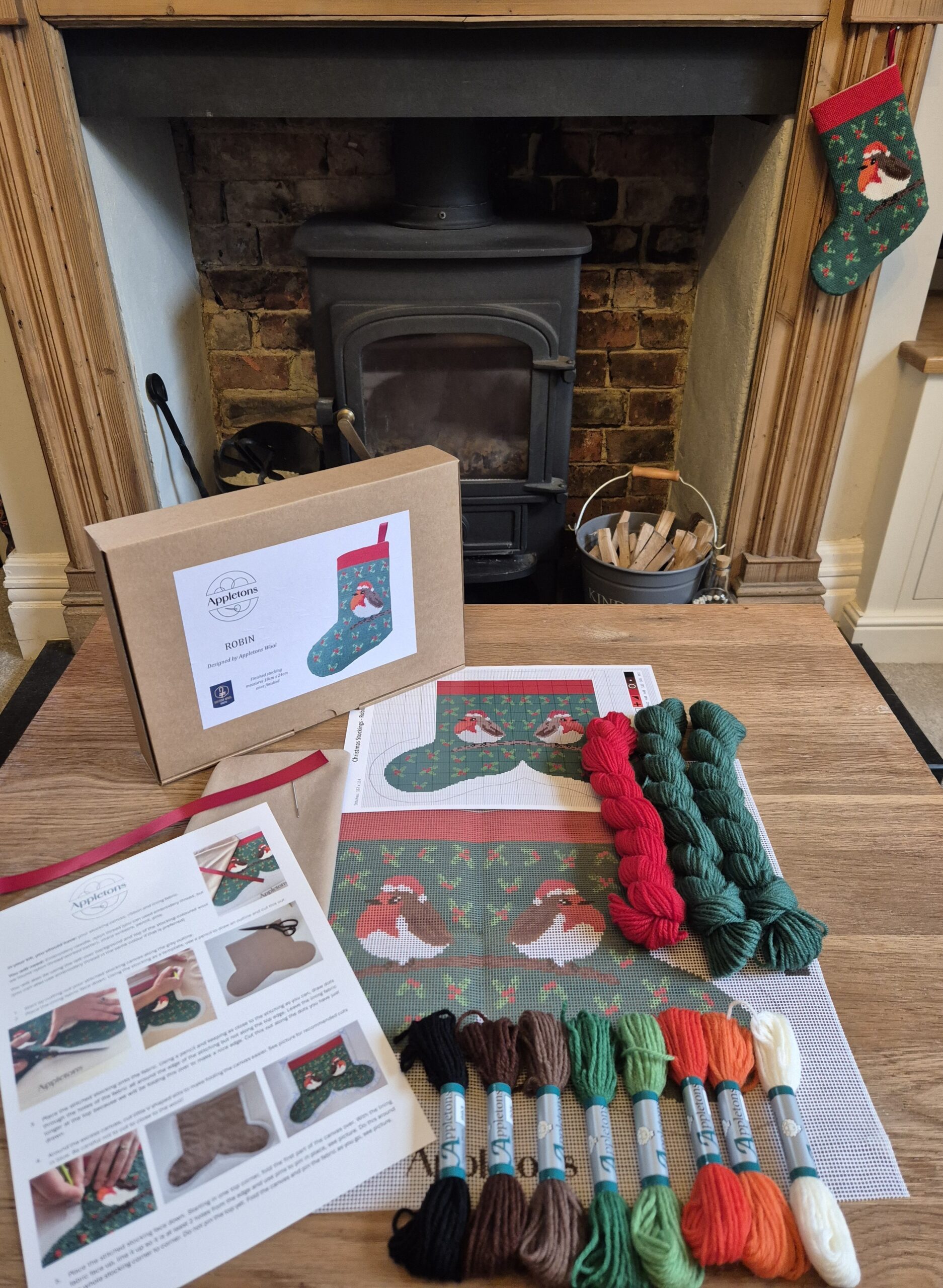 Robin Christmas Stocking - Image 3