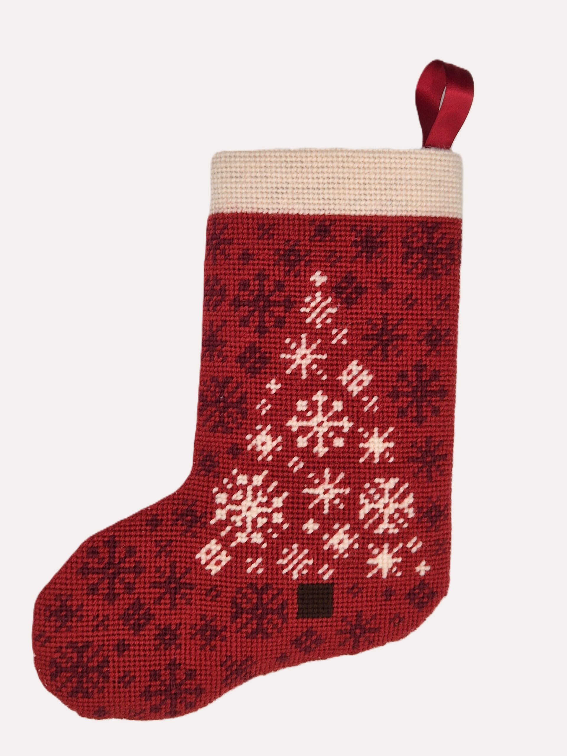 Snowflake Christmas Stocking